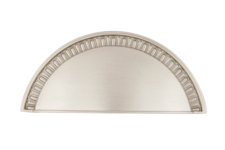 Nostalgic Warehouse 761715: 3" cc Egg & Dart Cup Cabinet Pull - Satin Nickel