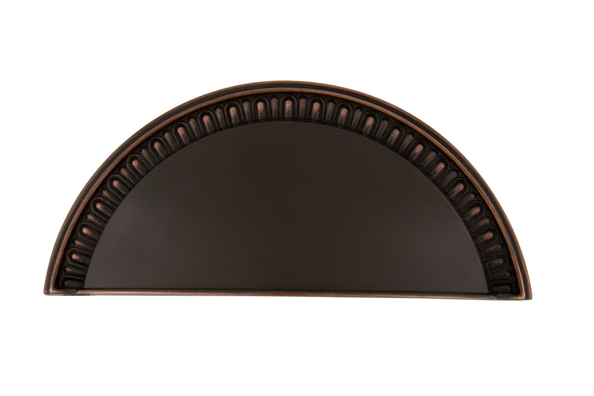 Nostalgic Warehouse 761717: 3" cc Egg & Dart Cup Cabinet Pull - Timeless Bronze