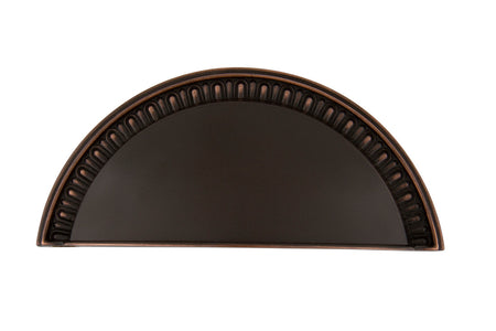 Nostalgic Warehouse 761717: 3" cc Egg & Dart Cup Cabinet Pull - Timeless Bronze