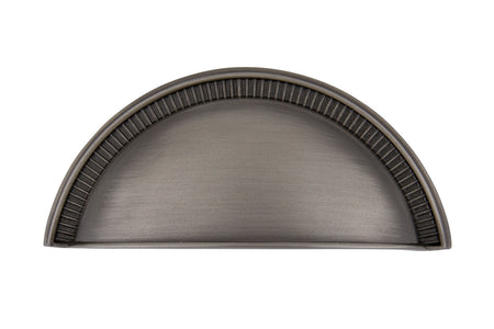 Nostalgic Warehouse 761737: 3" cc Soleil Cup Cabinet Pull - Antique Pewter