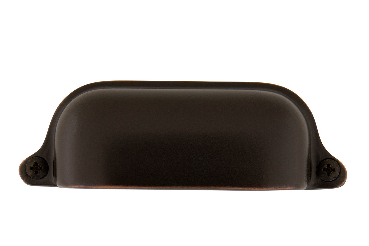 Nostalgic Warehouse 761753: 3-1/2" cc Farm Cup Cabinet Pull - Timeless Bronze