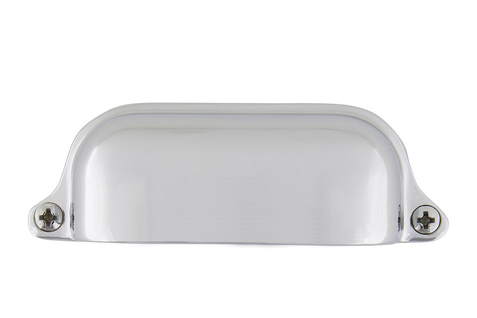 Nostalgic Warehouse 761756: 3-1/2" cc Farm Cup Cabinet Pull - Bright Chrome