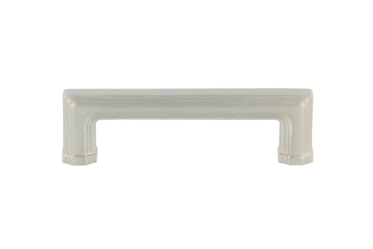 Nostalgic Warehouse 761761: 3" cc Carre' Handle Cabinet Pull - Satin Nickel