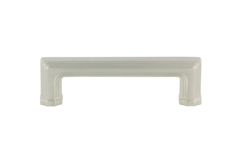 Nostalgic Warehouse 761761: 3" cc Carre' Handle Cabinet Pull - Satin Nickel