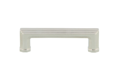 Nostalgic Warehouse 761763: 3" cc Carre' Handle Cabinet Pull - Polished Nickel