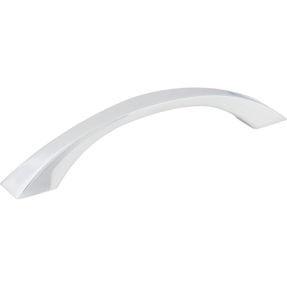 Jeffrey Alexander 767-128PC: 128mm cc Philip Bow Cabinet Pull - Polished Chrome