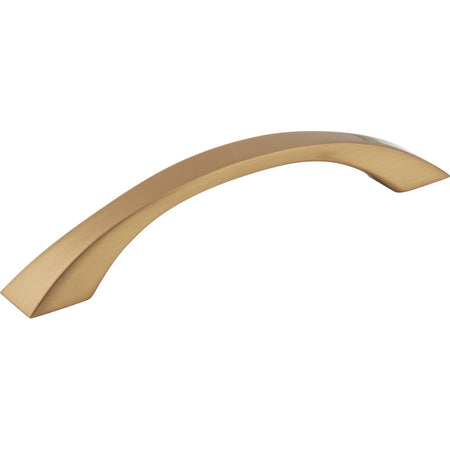 Jeffrey Alexander 767-128SBZ: 128mm cc Philip Bow Cabinet Pull - Satin Bronze