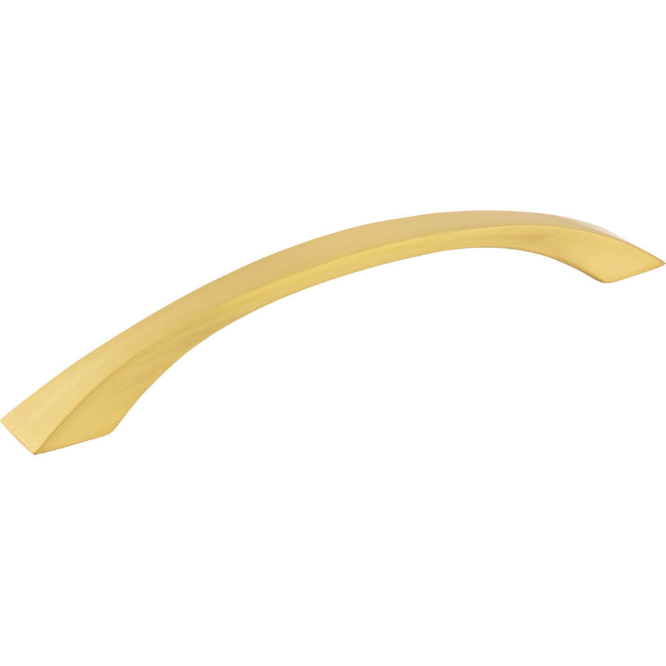 Jeffrey Alexander 767-160BG: 160mm cc Philip Bow Cabinet Pull - Brushed Gold