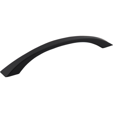 Jeffrey Alexander 767-160MB: 160mm cc Philip Bow Cabinet Pull - Matte Black
