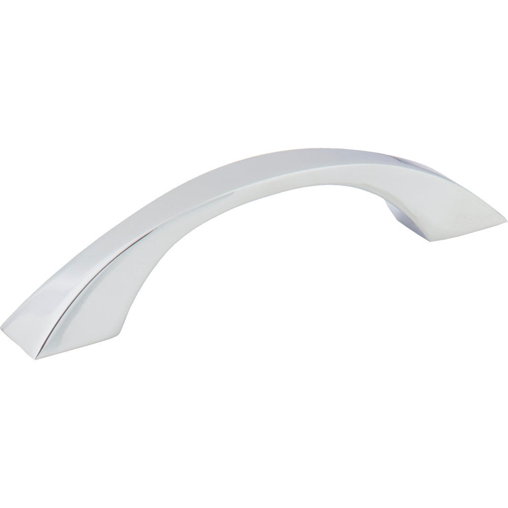Jeffrey Alexander 767-96PC: 96mm cc Philip Bow Cabinet Pull - Polished Chrome