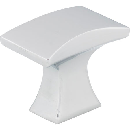 Jeffrey Alexander 767PC: 1-1/4" Philip Square Cabinet Knob - Polished Chrome