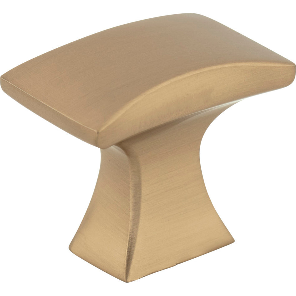 Jeffrey Alexander 767SBZ: 1-1/4" Philip Square Cabinet Knob - Satin Bronze