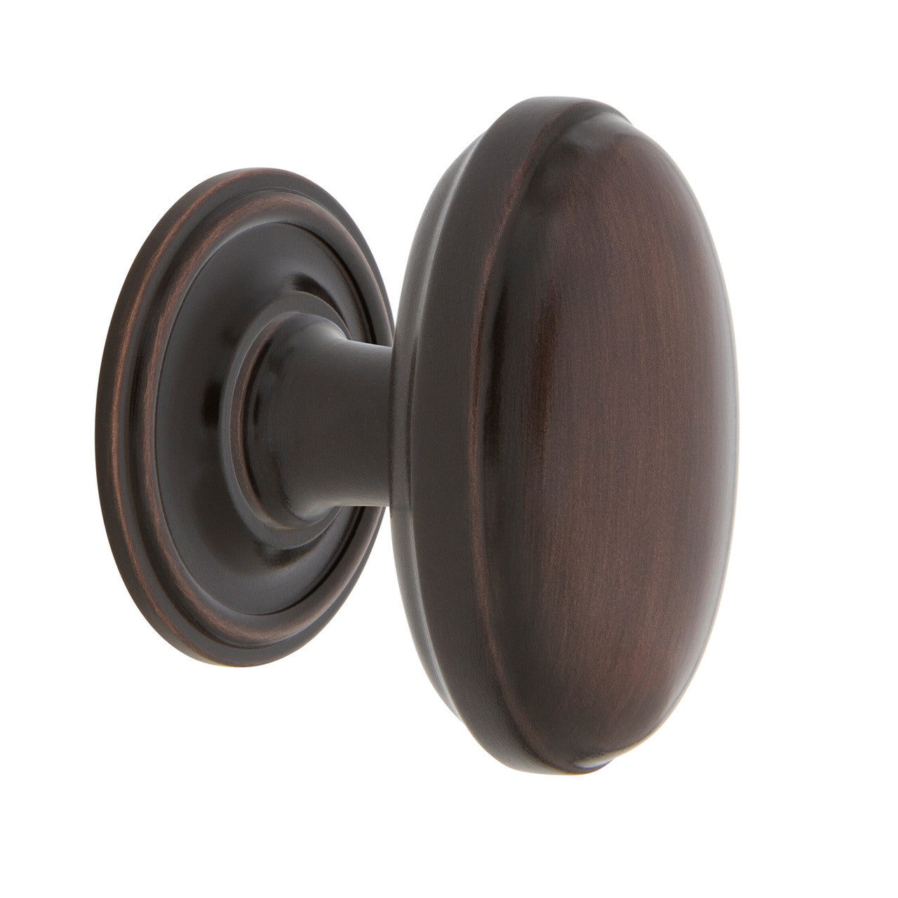 Nostalgic Warehouse 769498: 1-3/4" Homestead Cabinet Knob w/Classic Rose - Timeless Bronze