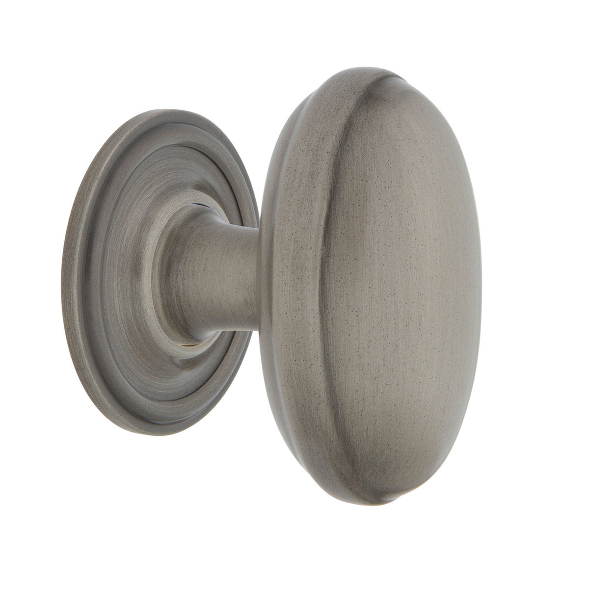 Nostalgic Warehouse 769500: 1-3/4" Homestead Cabinet Knob w/Classic Rose - Antique Pewter