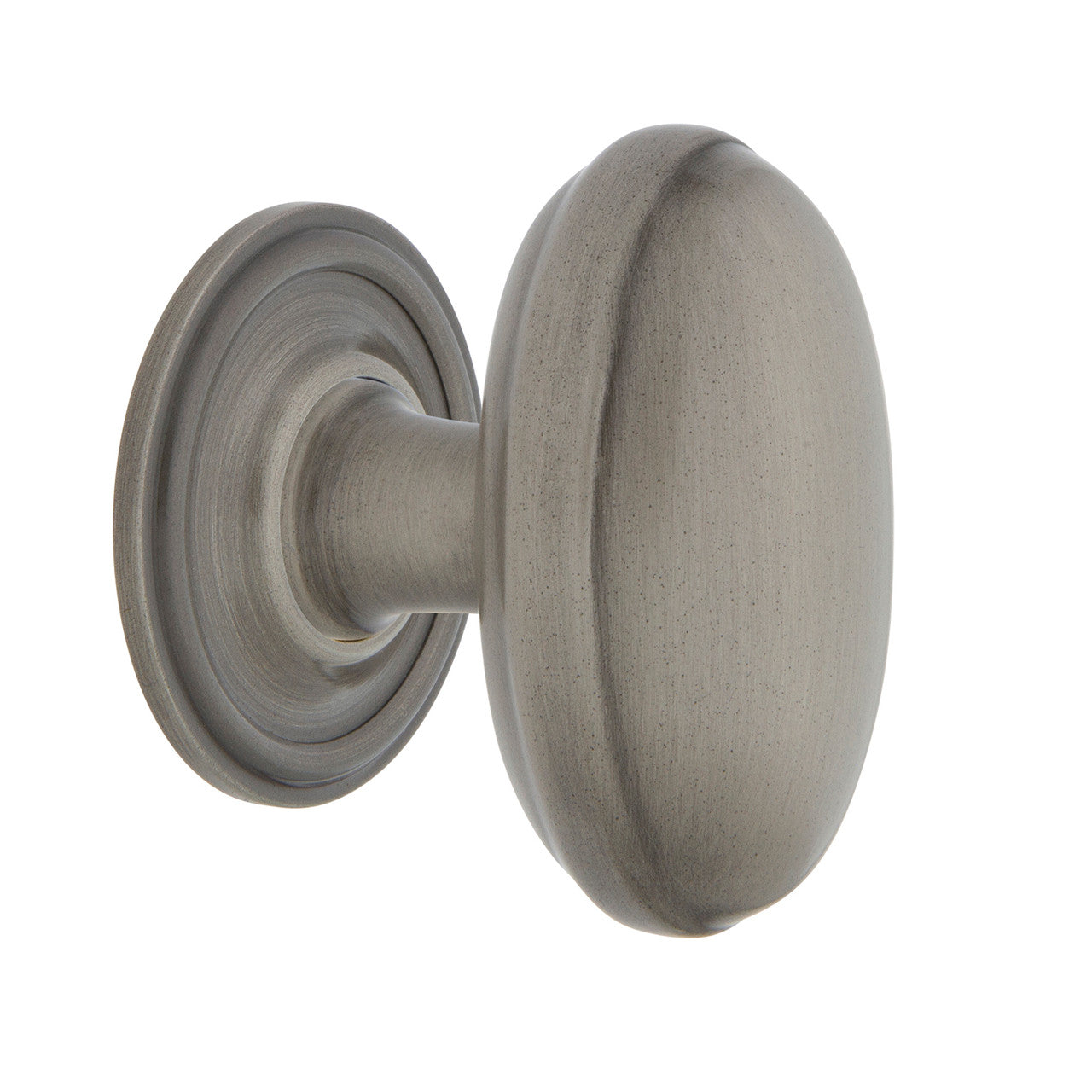 Nostalgic Warehouse 769500: 1-3/4" Homestead Cabinet Knob w/Classic Rose - Antique Pewter