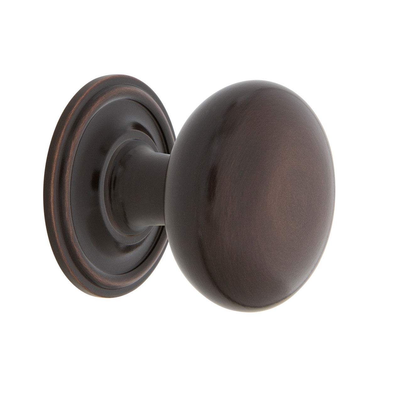 Nostalgic Warehouse 769556: 1-3/8" New York Cabinet Knob w/Classic Rose - Timeless Bronze