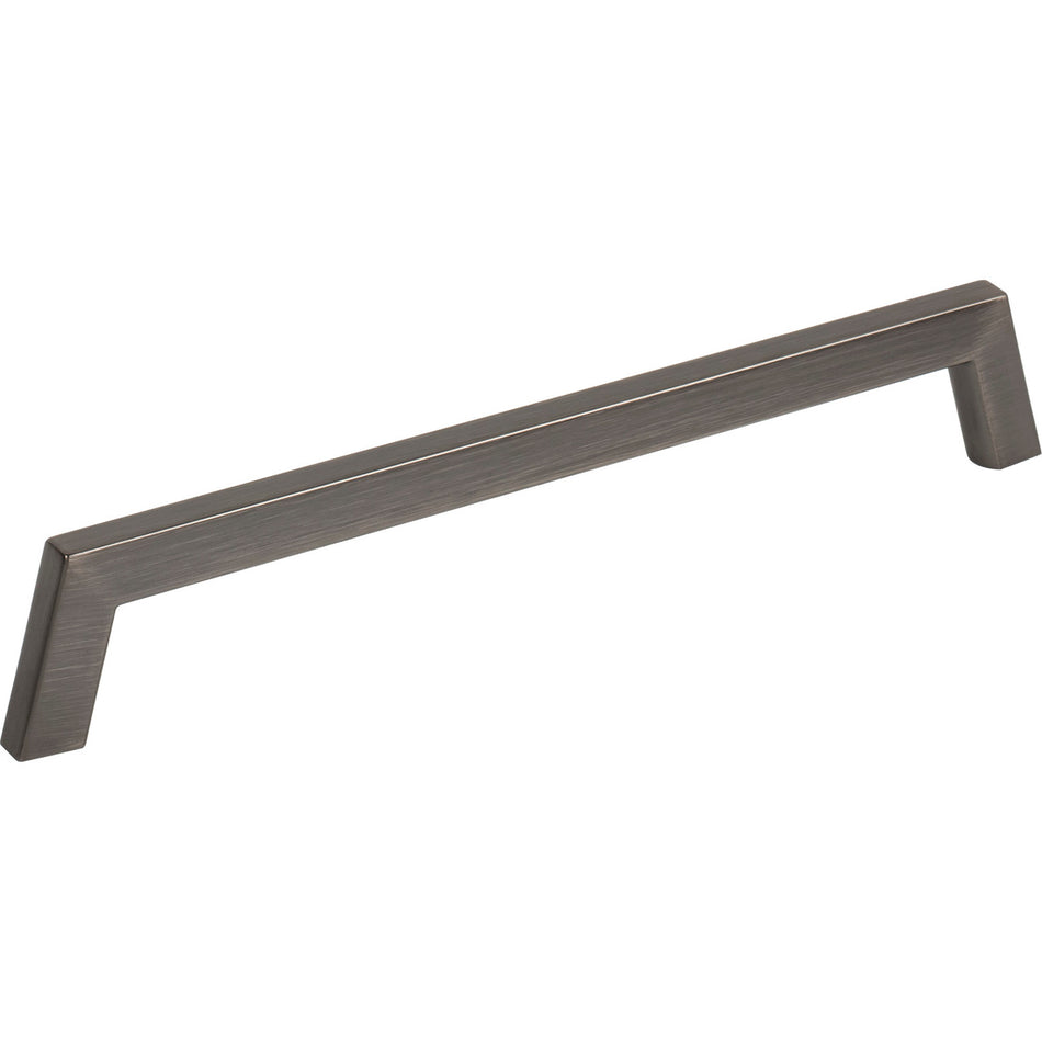 Jeffrey Alexander 566-192BNBDL: 192mm cc Ivan Bar Cabinet Pull - Brushed Pewter