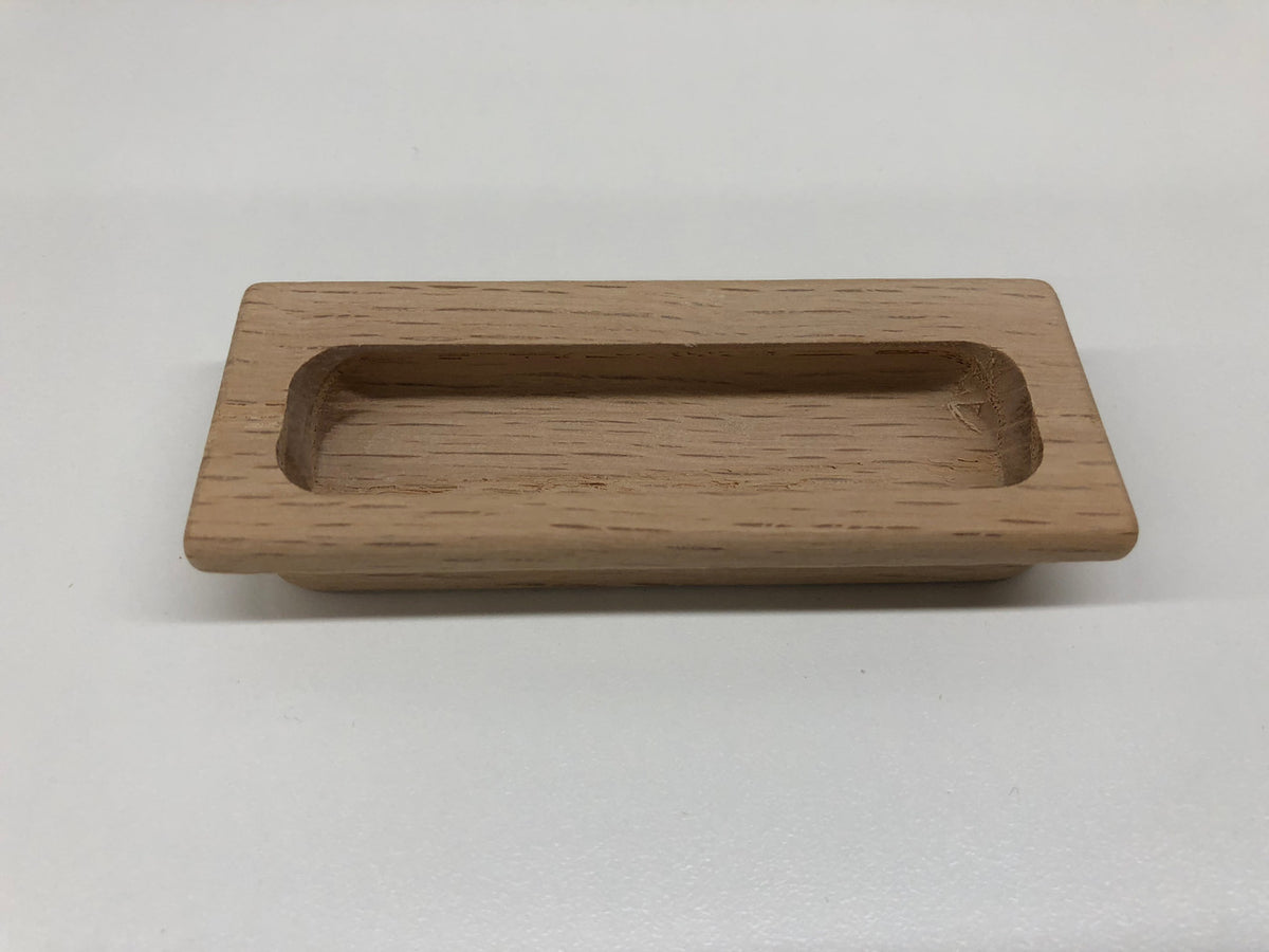 Cal Crystal 7709:  Flush Cabinet Pull - Oak