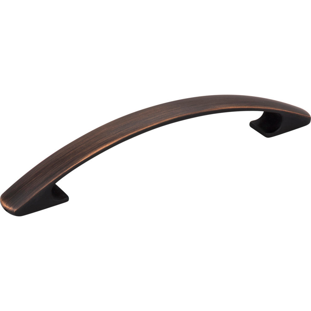 Elements 771-128DBAC: 128 mm cc Strickland Bow Cabinet Pull - Brushed Oil Rubbed Bronze