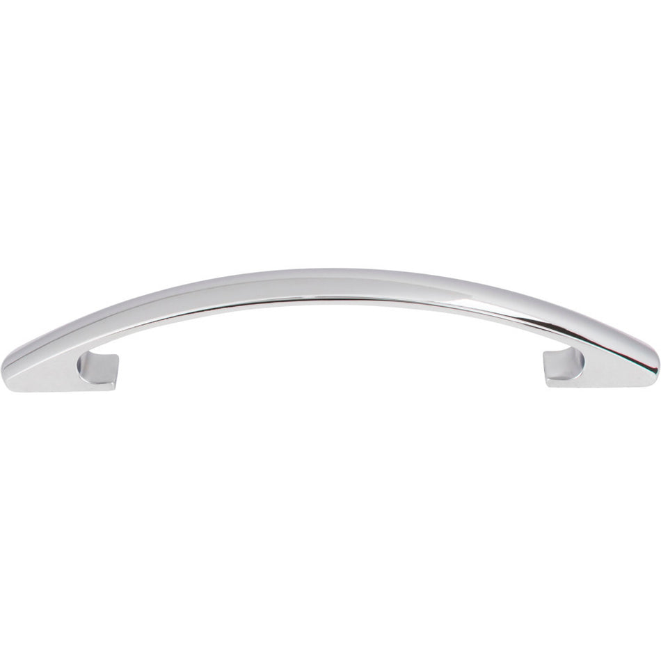Elements 771-128PC: 128 mm cc Strickland Bow Cabinet Pull - Polished Chrome