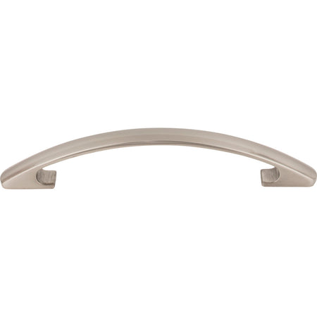 Elements 771-128SN: 128 mm cc Strickland Bow Cabinet Pull - Satin Nickel