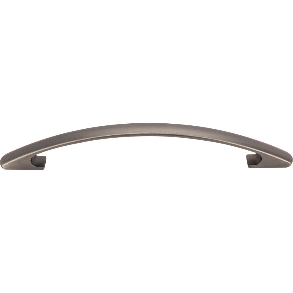 Elements 771-160BNBDL: 160 mm cc Strickland Bow Cabinet Pull - Brushed Pewter