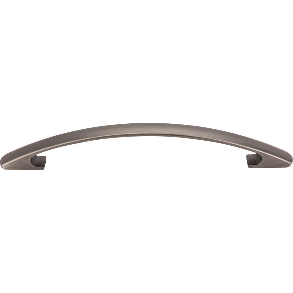 Elements 771-160BNBDL: 160 mm cc Strickland Bow Cabinet Pull - Brushed Pewter