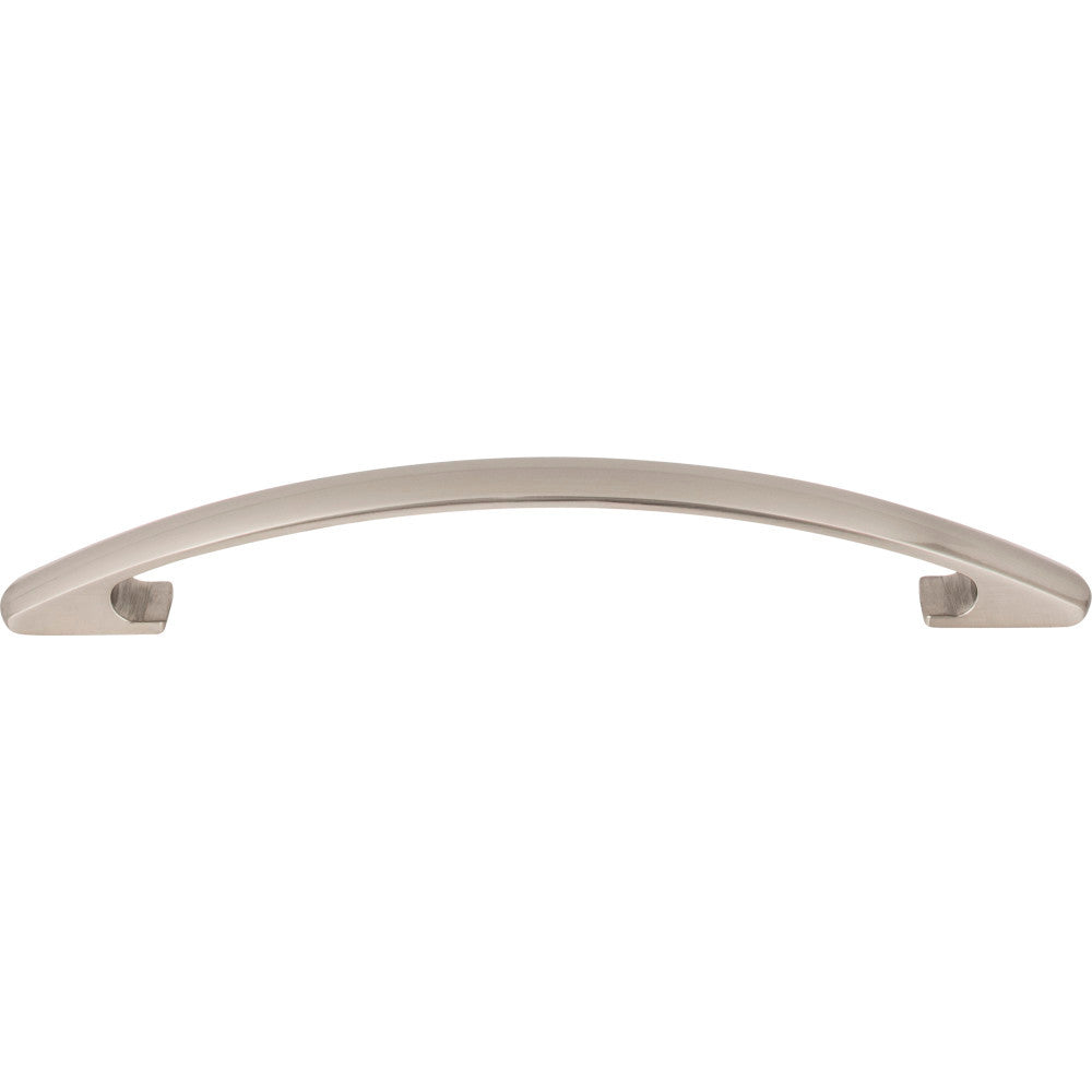 Elements 771-160SN: 160 mm cc Strickland Bow Cabinet Pull - Satin Nickel