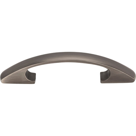 Elements 771-3BNBDL: 3" cc Strickland Bow Cabinet Pull - Brushed Pewter