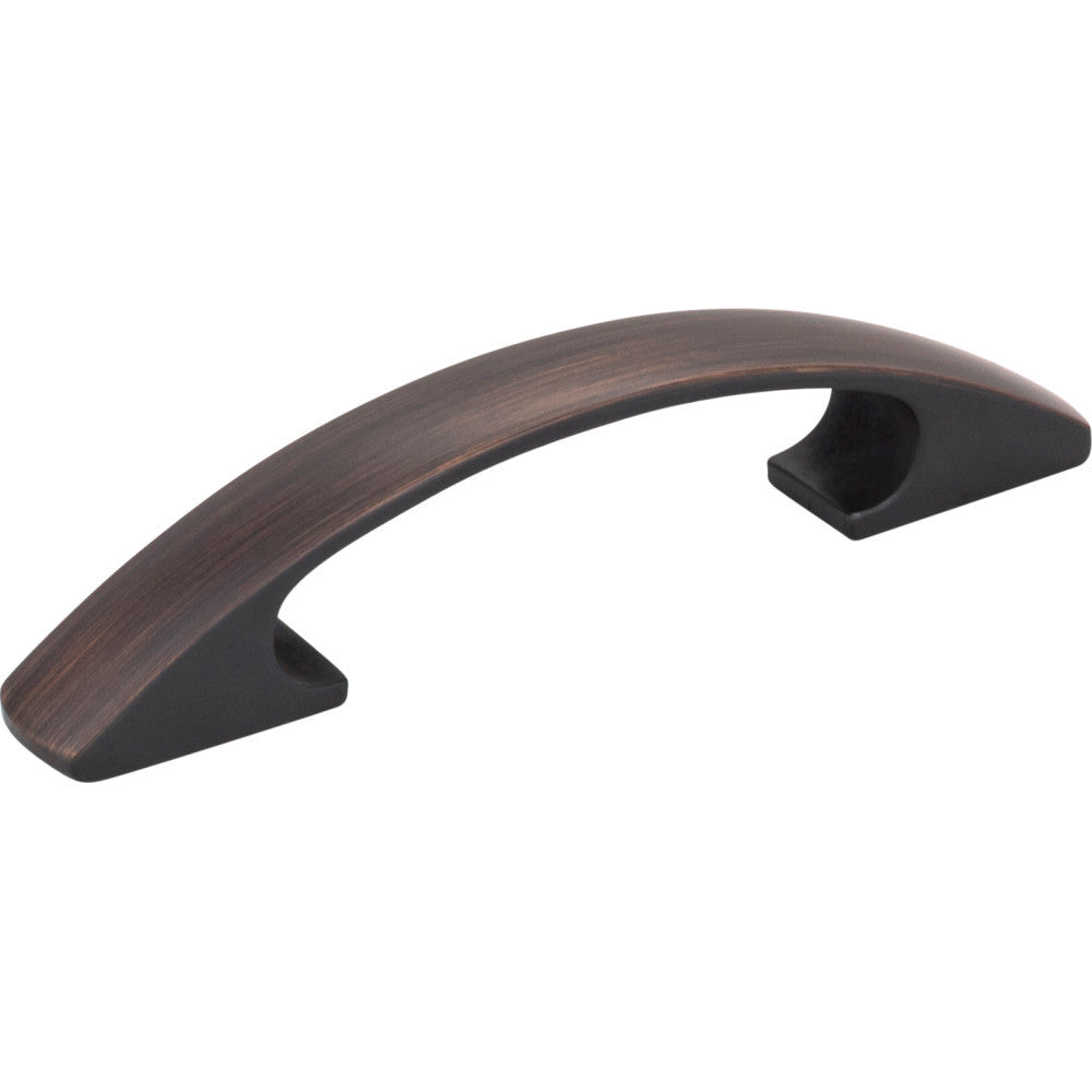 Elements 771-3DBAC: 3" cc Strickland Bow Cabinet Pull - Brushed Oil Rubbed Bronze