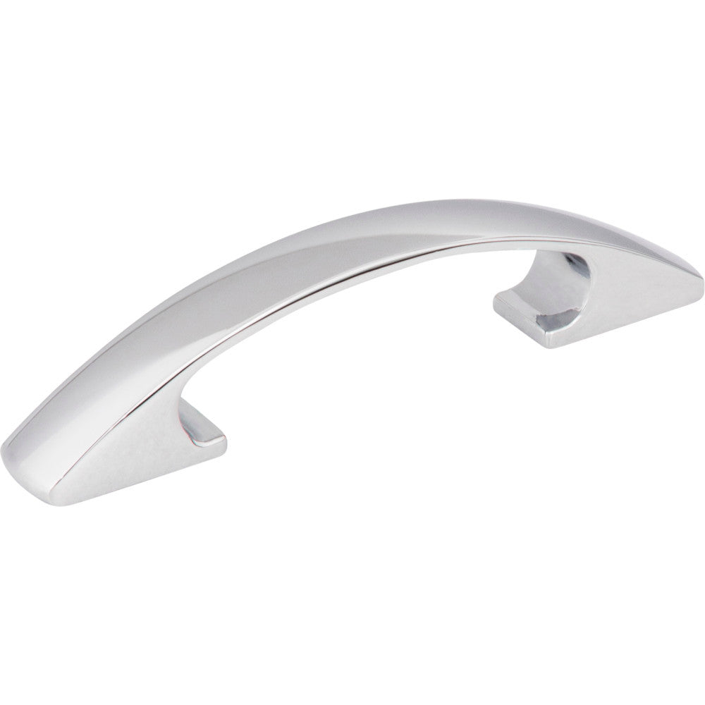 Elements 771-3PC: 3" cc Strickland Bow Cabinet Pull - Polished Chrome