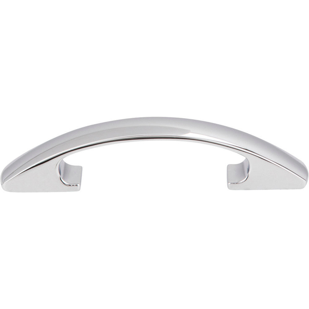 Elements 771-3PC: 3" cc Strickland Bow Cabinet Pull - Polished Chrome