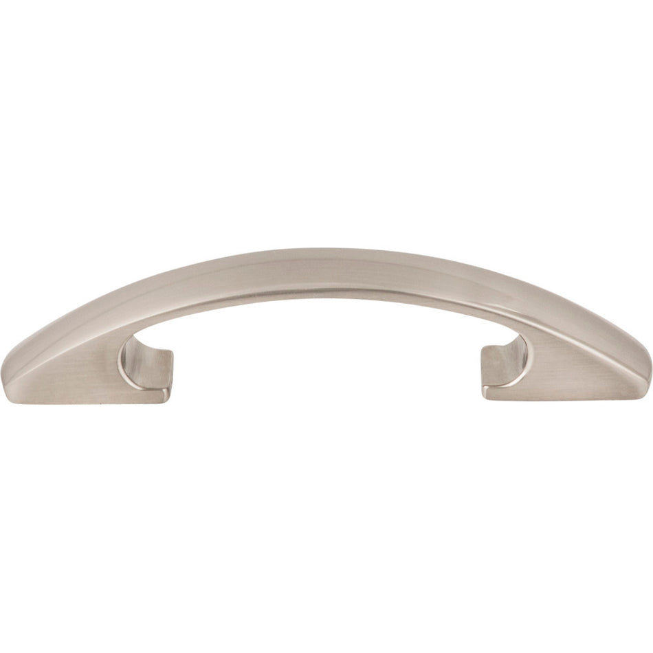 Elements 771-3SN: 3" cc Strickland Bow Cabinet Pull - Satin Nickel