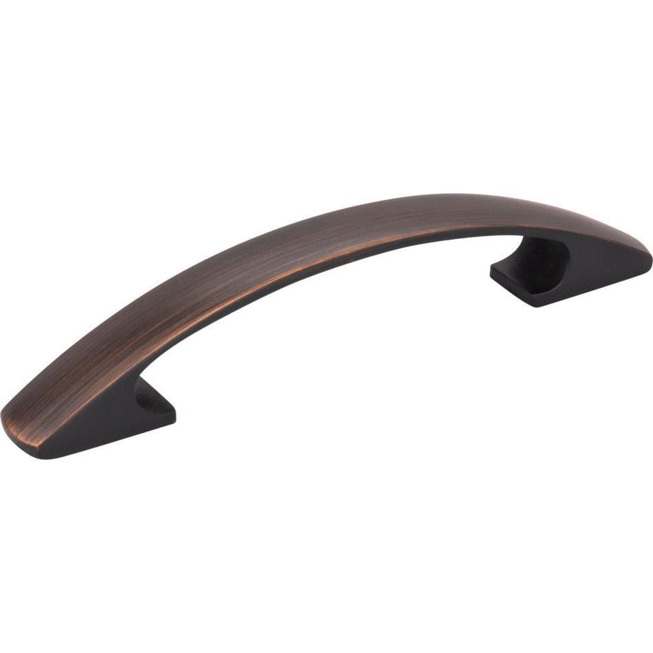 Elements 771-96DBAC: 96 mm cc Strickland Bow Cabinet Pull - Brushed Oil Rubbed Bronze