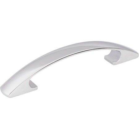 Elements 771-96PC: 96 mm cc Strickland Bow Cabinet Pull - Polished Chrome