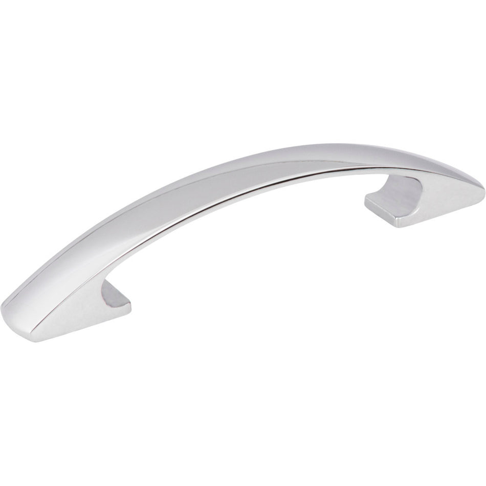 Elements 771-96PC: 96 mm cc Strickland Bow Cabinet Pull - Polished Chrome