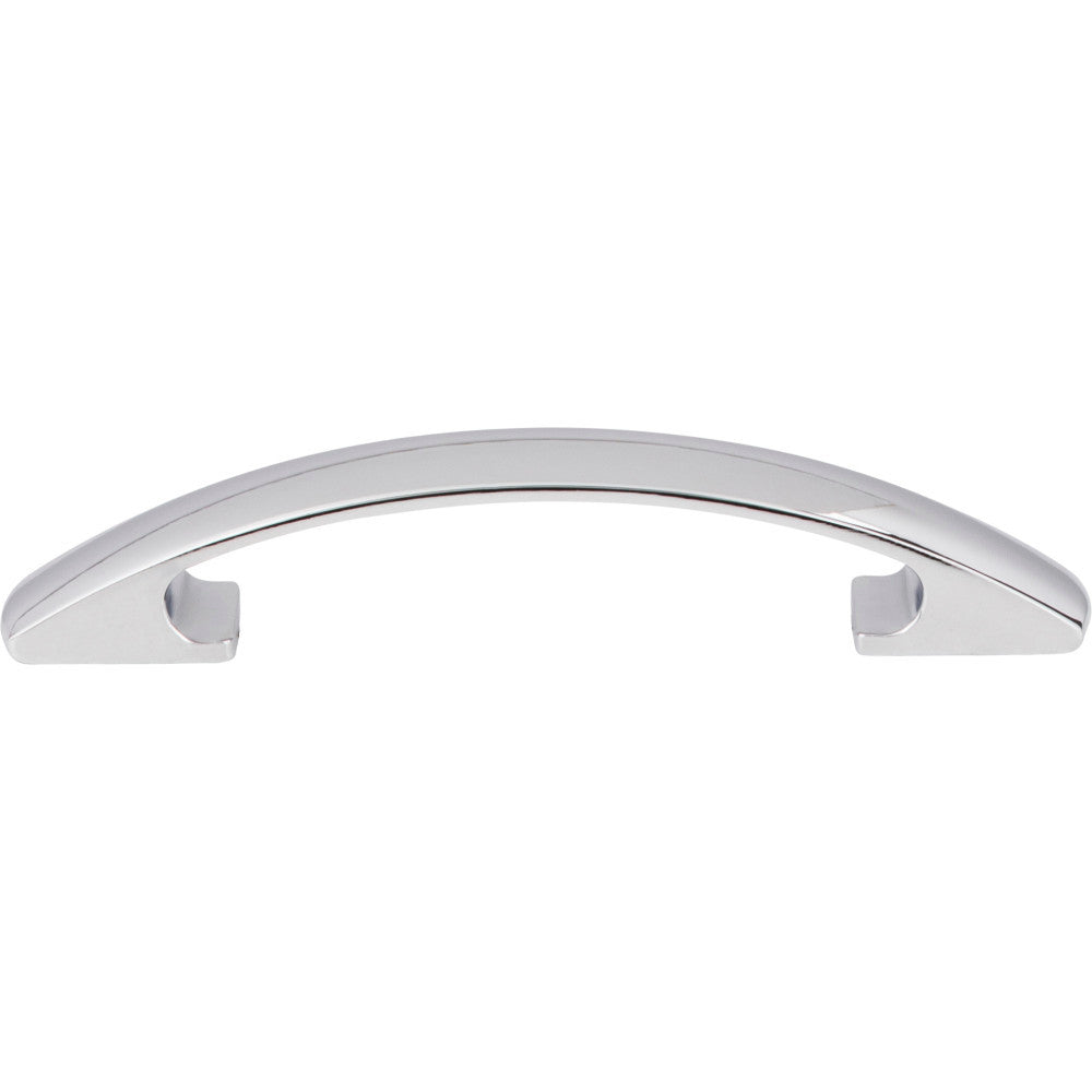 Elements 771-96PC: 96 mm cc Strickland Bow Cabinet Pull - Polished Chrome