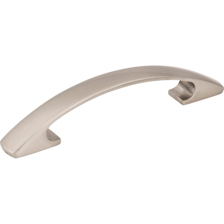 Elements 771-96SN: 96 mm cc Strickland Bow Cabinet Pull - Satin Nickel