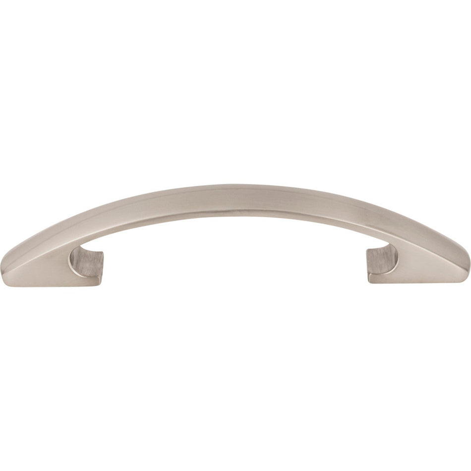 Elements 771-96SN: 96 mm cc Strickland Bow Cabinet Pull - Satin Nickel