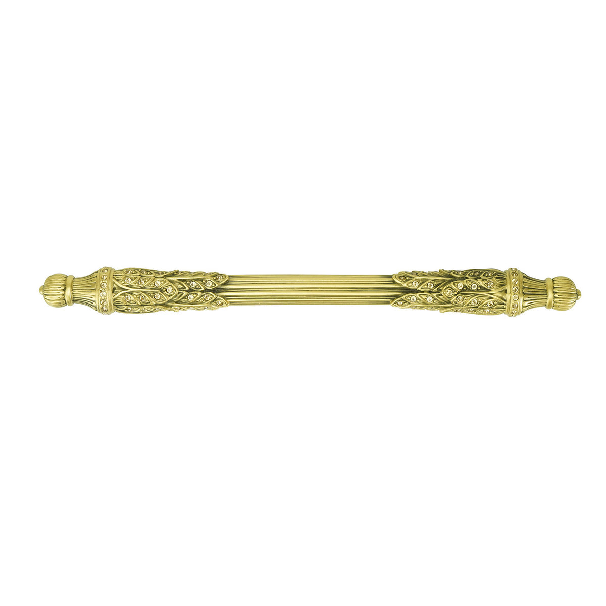 Edgar Bererbi 7716FG: 5" cc Hampton Cabinet Pull - Florentine Gold/Swarovski Crystal