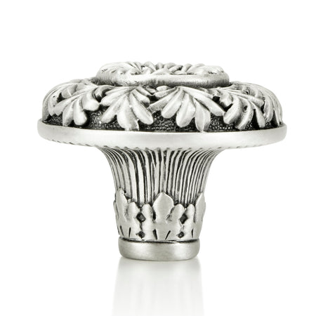 Edgar Bererbi 7725MS: 1-3/8" Tremont Cabinet Knob - Matte Sterling Silver