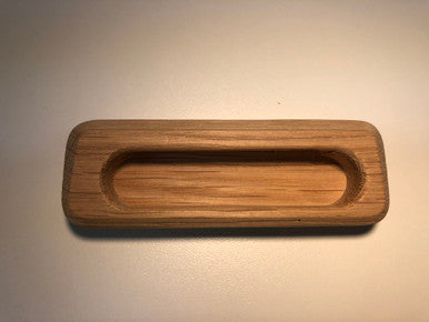 Cal Crystal 7731:  Flush Cabinet Pull - Oak