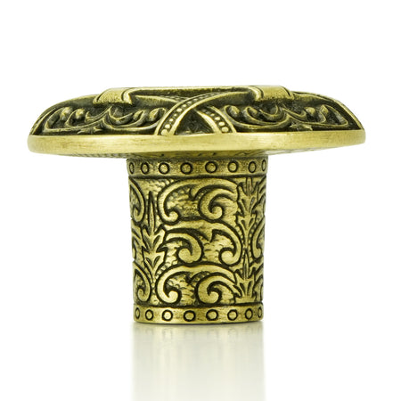 Edgar Bererbi 7744AB: 1-1/2" Portsmouth Cabinet Knob - Artisan Brass
