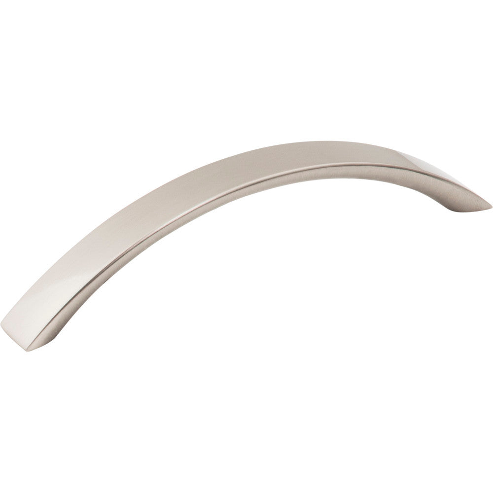 Elements 776-128SN: 128 mm cc Belfast Arch Bar Cabinet Pull - Satin Nickel