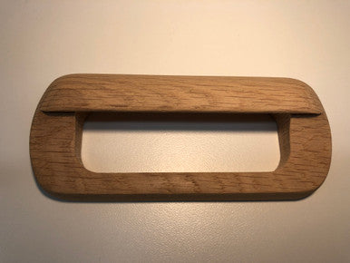Cal Crystal 7760: 96mm cc Flush Cabinet Pull - Oak