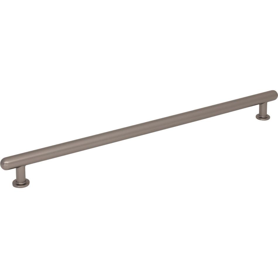 Top Knobs TK3336AG: 12" cc Lambert Bar Cabinet Pull - Ash Gray