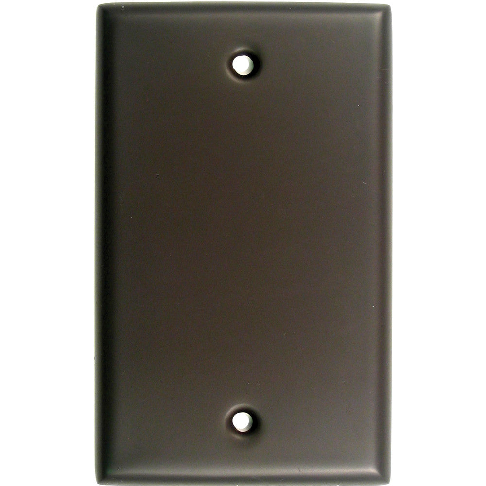 Rusticware 780ORB: Single Blank Switchplate - Oil Rubbed Bronze