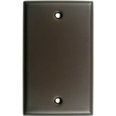 Rusticware 780ORB: Single Blank Switch Plate - Oil Rubbed Bronze