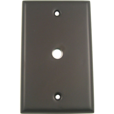 Rusticware 781ORB: Single Cable Switchplate - Oil Rubbed Bronze