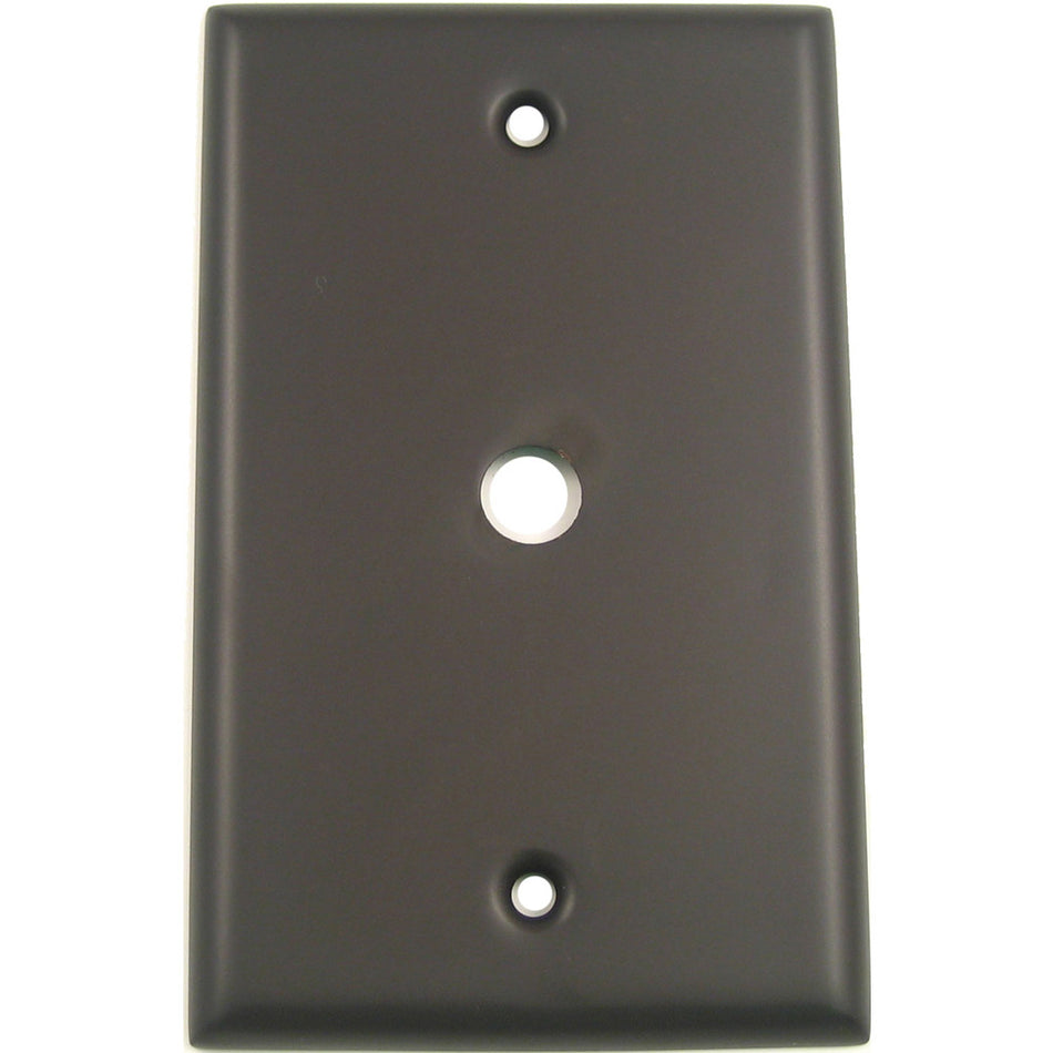 Rusticware 781ORB: Single Cable Switchplate - Oil Rubbed Bronze